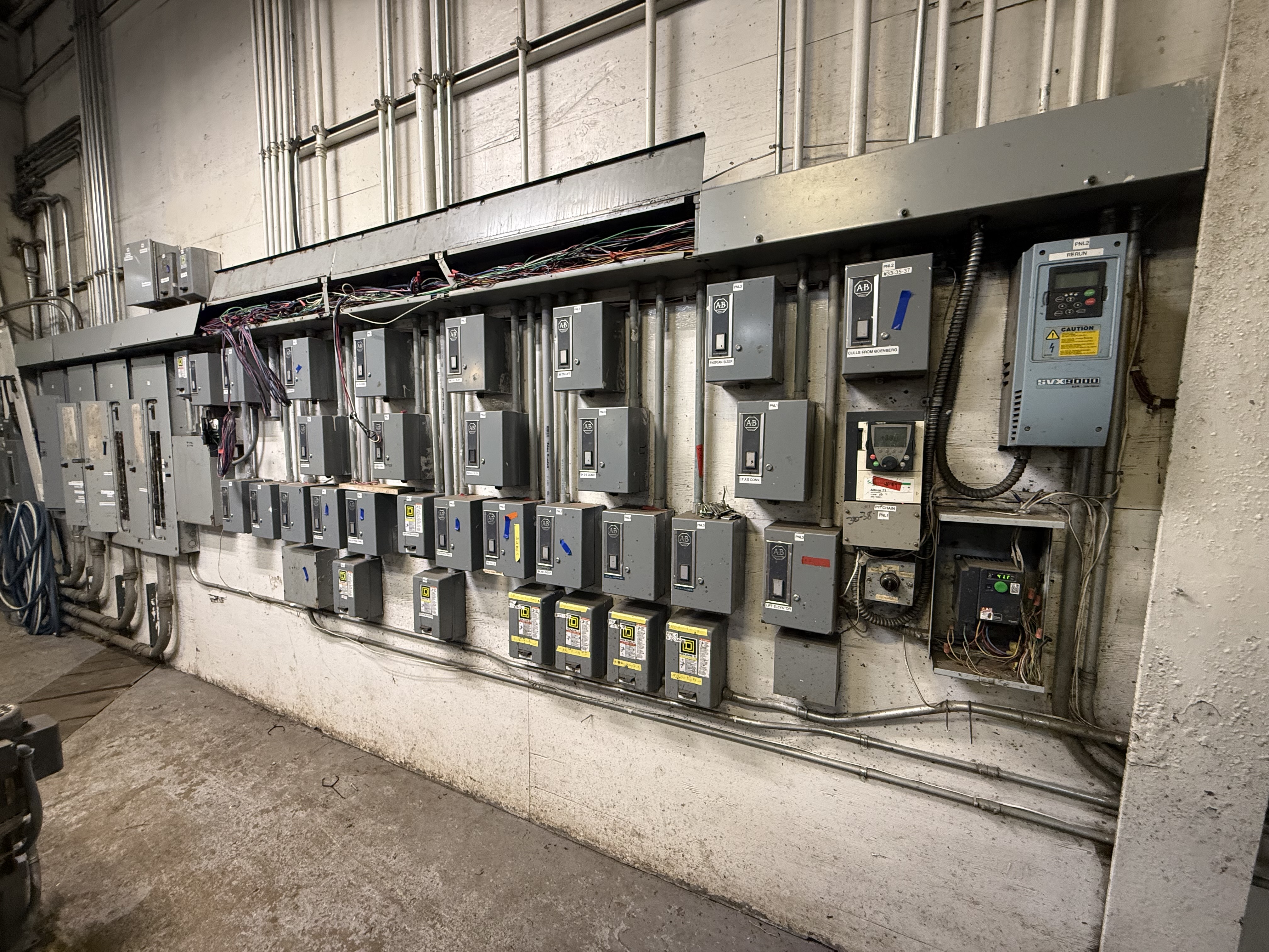 High-voltage electrical installations